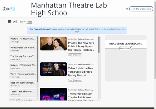 Manhattan Theatre Lab High School