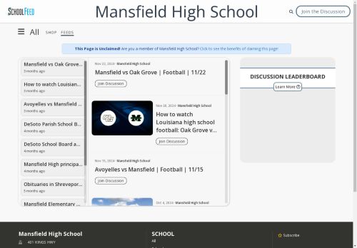 Mansfield High School