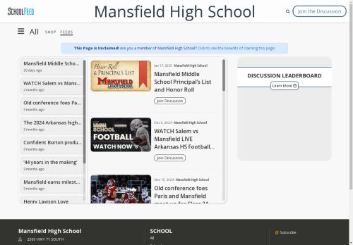 Mansfield High School