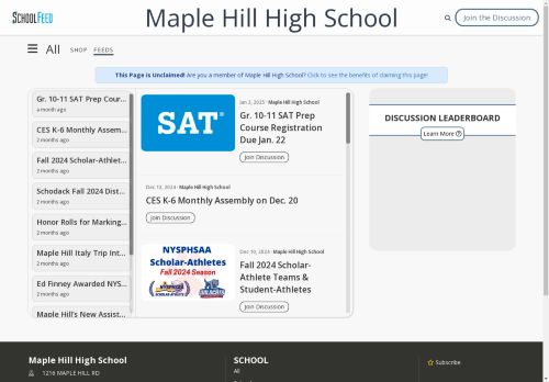 Maple Hill High School