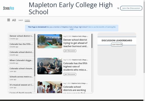 Mapleton Early College High School