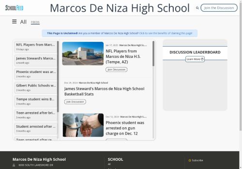 Marcos De Niza High School