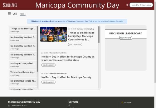 Maricopa Community Day