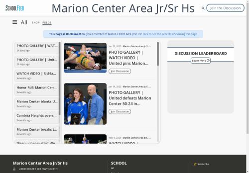 Marion Center Area Jr/Sr Hs