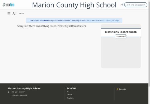 Marion County High School