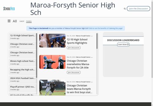 Maroa-Forsyth Senior High Sch