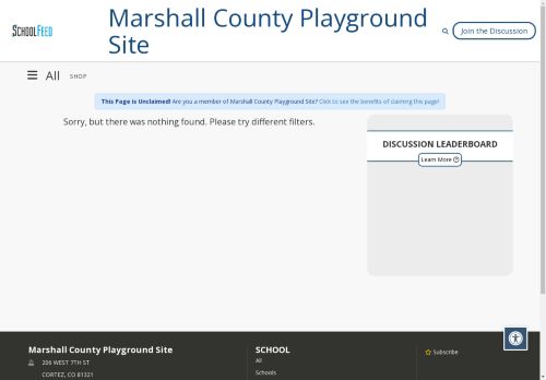 Marshall County Playground Site
