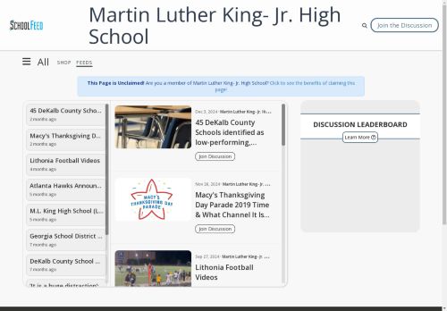 Martin Luther King- Jr. High School