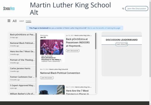 Martin Luther King School Alt