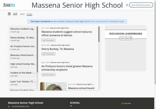 Massena Senior High School