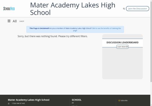 Mater Academy Lakes High School
