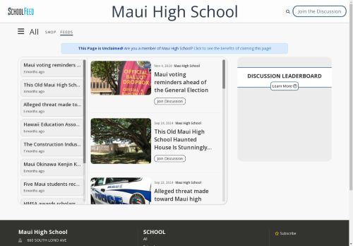 Maui High School
