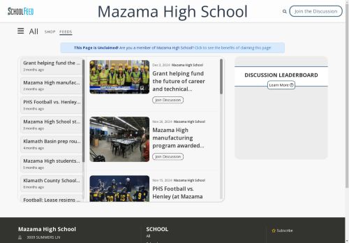 Mazama High School