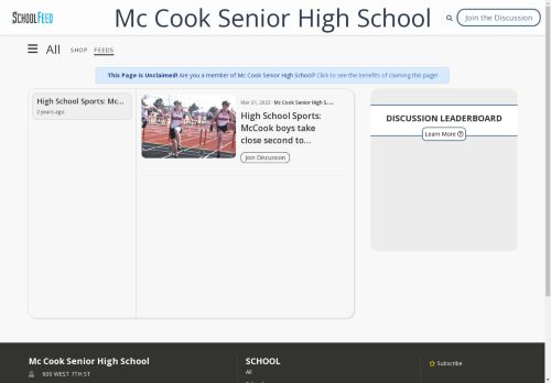 Mc Cook Senior High School