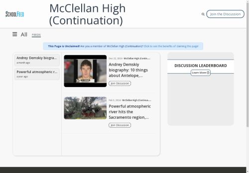 McClellan High (Continuation)