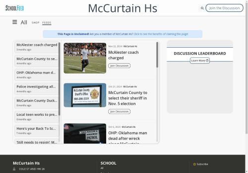 McCurtain Hs