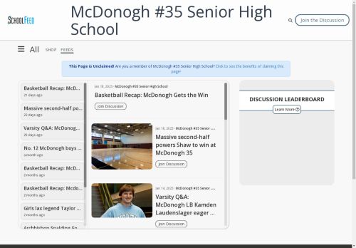 McDonogh #35 Senior High School