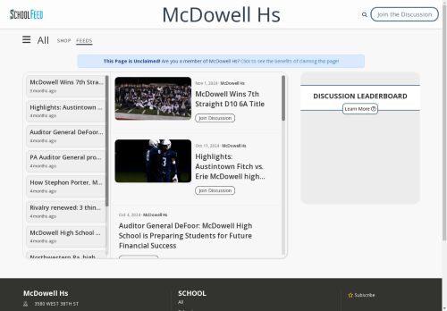 McDowell Hs