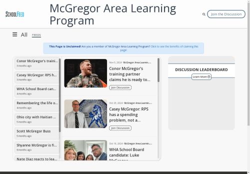 McGregor Area Learning Program