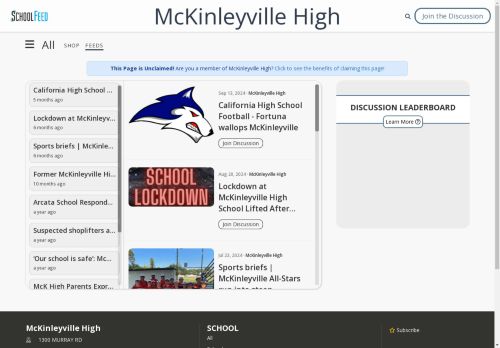 McKinleyville High