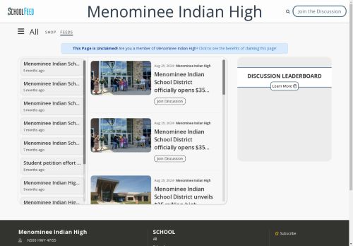 Menominee Indian High