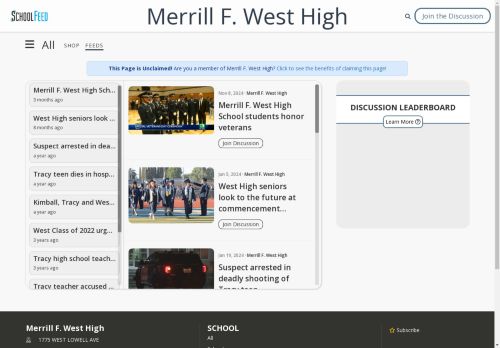Merrill F. West High
