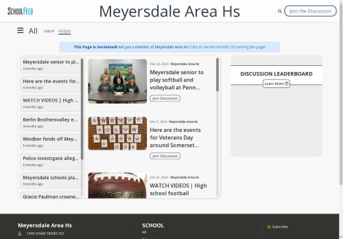 Meyersdale Area Hs