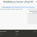 Middlebury Senior Uhsd #3