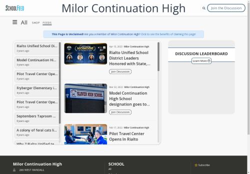 Milor Continuation High