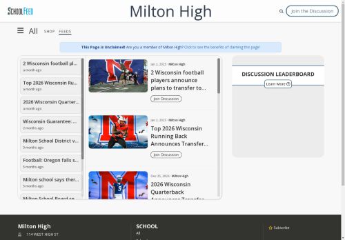 Milton High