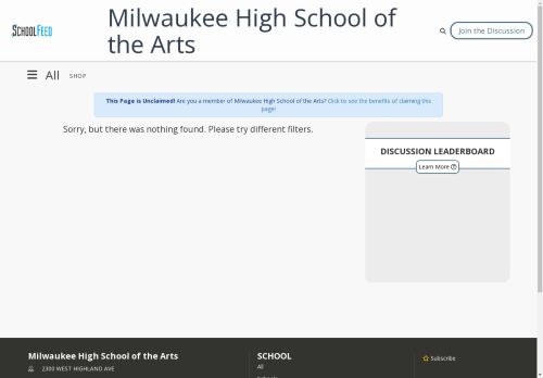 Milwaukee High School of the Arts