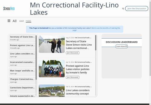 Mn Correctional Facility-Lino Lakes