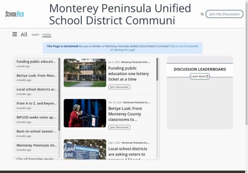 Monterey Peninsula Unified School District Communi