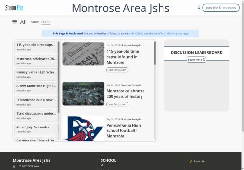 Montrose Area Jshs
