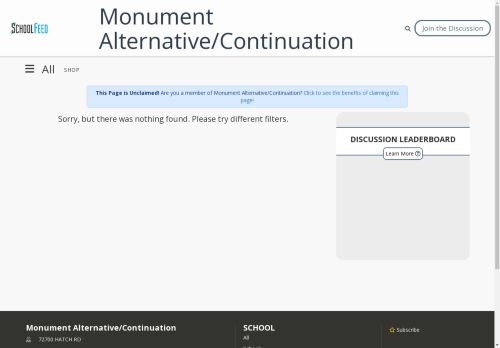 Monument Alternative/Continuation