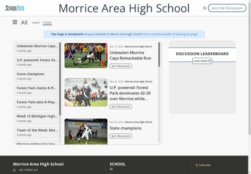 Morrice Area High School