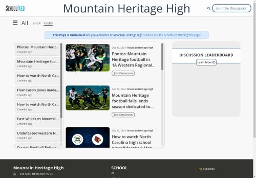 Mountain Heritage High
