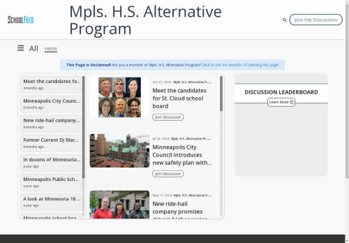 Mpls. H.S. Alternative Program