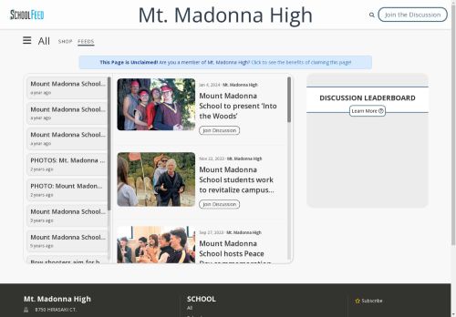 Mt. Madonna High