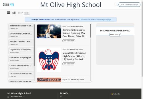 Mt Olive High School