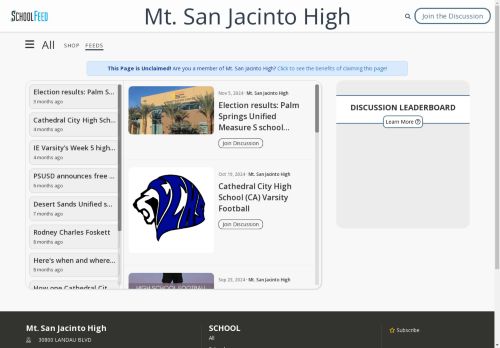 Mt. San Jacinto High