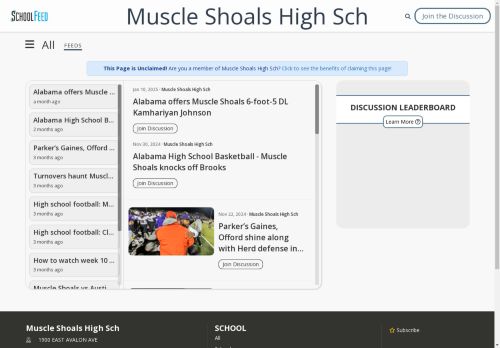 Muscle Shoals High Sch