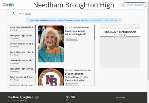 Needham Broughton High