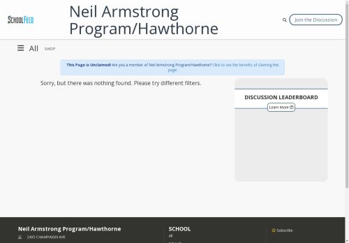 Neil Armstrong Program/Hawthorne