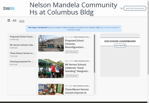 Nelson Mandela Community Hs at Columbus Bldg