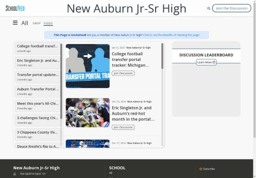 New Auburn Jr-Sr High