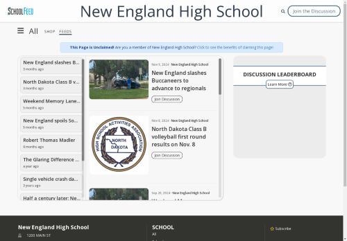 New England High School