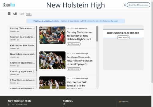 New Holstein High
