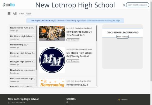 New Lothrop High School