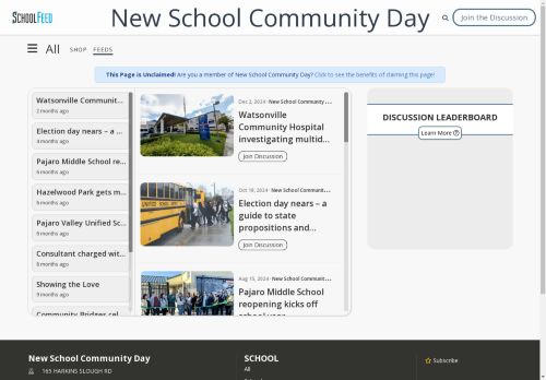 New School Community Day